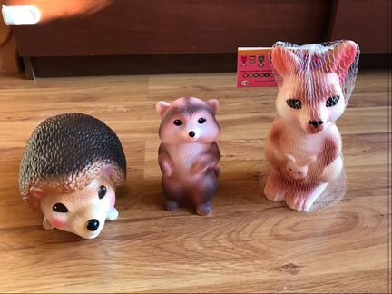 Резиновая игрушка кенгуру фабрики Огонек