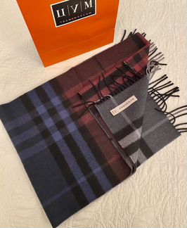 Burberry оригинал шарф кашемировый, муж, б.у. мало