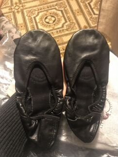 Кожаные балетки Grishko белые и чёрные