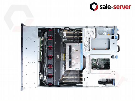 Сервер HP DL380 G7 8SFF 2x X5675 48GB 750W