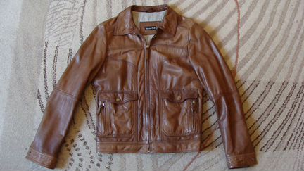 Кожаная куртка Massimo Dutti