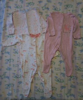 Комплект из 3 комбинезонов Mothercare 1-3 месяца