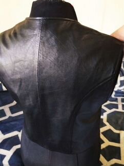 Жилет женский кожаный