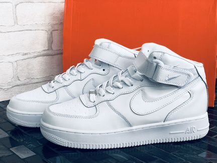 Зимние кроссовки Nike Air Force нат. кожа 35-40
