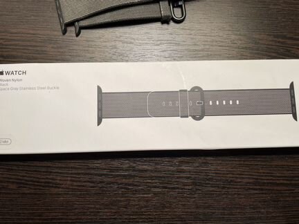 Apple Watch Black Woven Nylon Band (Оригинал; Б/У)