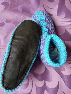 Детские теплые тапочки