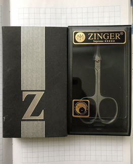Ножницы zinger 1303pb для кутикулы от заточки мск