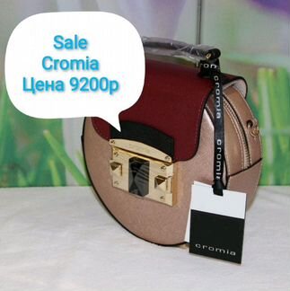 Новая женская сумка оригинал Италия Cromia из нату