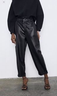 Кожаные штаны Zara