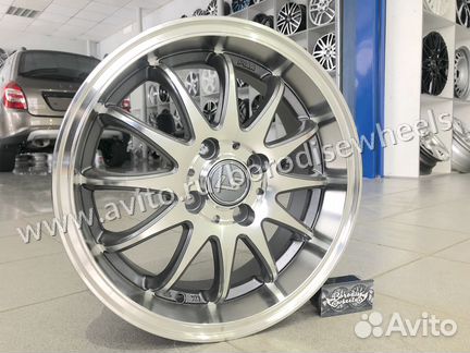 Диски ls 229 4x100 r15 #202 хромьё спицы полка