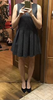 Платье шерстяное на подкладке