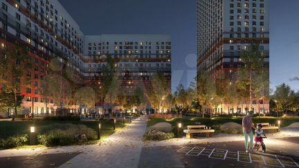 1-к квартира, 43.9 м², 6/33 эт.
