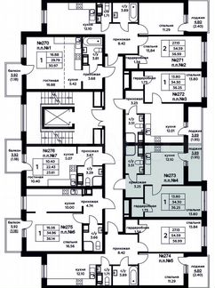 1-к квартира, 36.3 м², 2/8 эт.