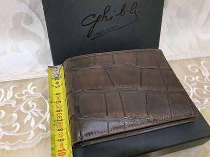 Кошелёк мужской из крокодила италия