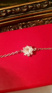 Серебряный браслет Цветок Лотоса 925 пр