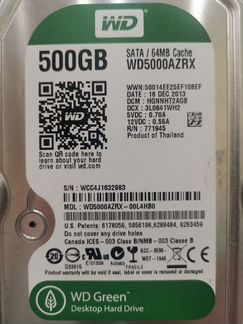 HDD WD Green 500Gb