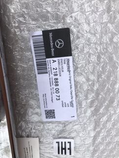 Хром Накладка заднего бампера Mercedes W218 CLS