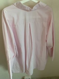 Рубашка trends brands нежно розовая Овер сайз