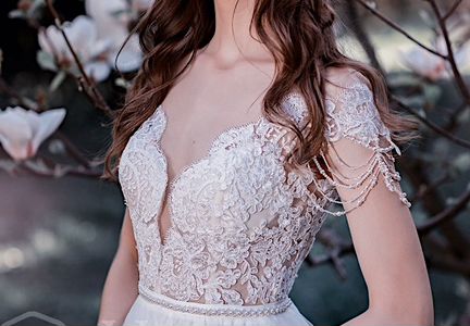 Красивое свадебное платье