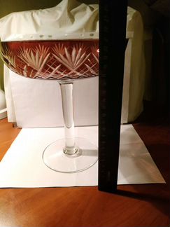 Ваза для фруктов - фруктовница хрусталь