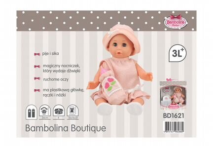 Кукла Bambolina с аксессуарами, 36 см (BD1621)