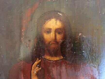 Продается икона старинная Господь Вседержитель