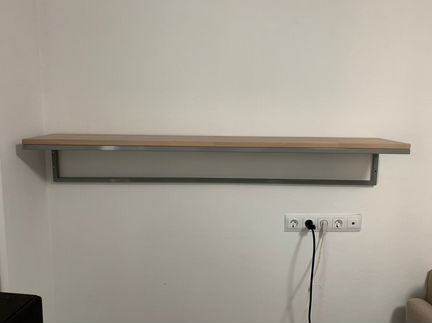 Полка настенная лофт 1500х250