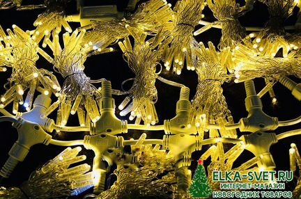 Световой занавес лакшери 2x3 600 led