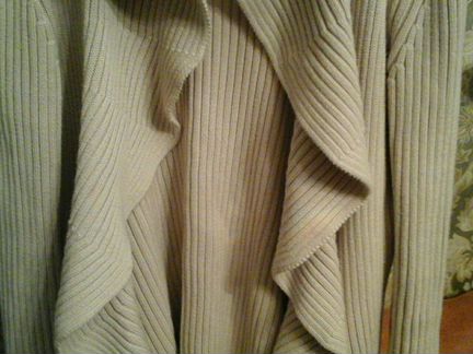 Кардиган женск 48-52 разм Трикотаж плотный Х/б