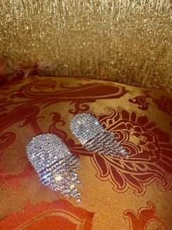 Серьги из страз