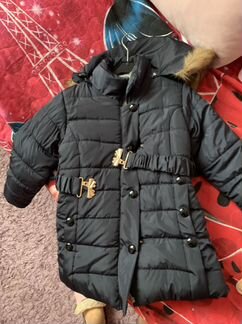 Пуховик зимний для девочки