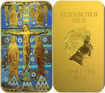 Ниуэ 2 доллара, Распятие Иисуса Христа, 2014