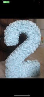 Объемная цифра 2