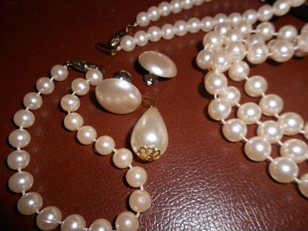 Свадебный/подарочный комплект из жемчуга