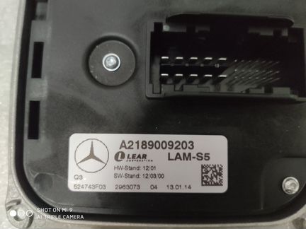 Блок управления фарой Mercedes CLS218 W166 SL231