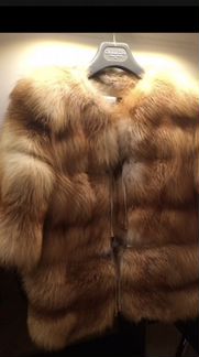 Шубка лиса moschino