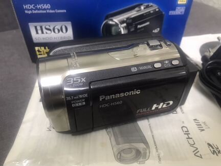 Видеокамера full HD Panasonic hdc-hs60120gb HDD
