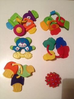 Прорезыватели, погремушки