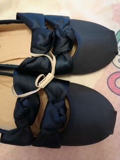Балетки туфли zara новые синие