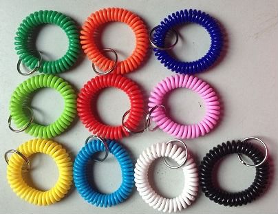 Спиральные браслеты пружинки