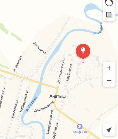Кадастровая карта с анатыш