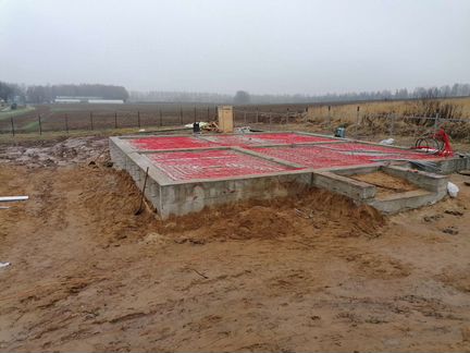 Фундамент. Бетонные,сварочные работы