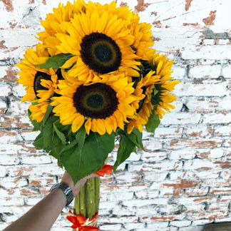 Подсолнухи букет