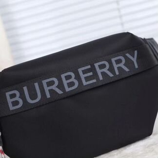 Сумка поясная Burberry черная