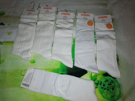 Носки Gymboree 6 пар новые р. 5-7 лет