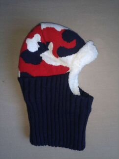 Шапка шлем для мальчика 3-4 года