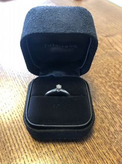 Кольцо Tiffany платина и бриллиант