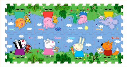 Peppa Pig Игровой Коврик-пазл 