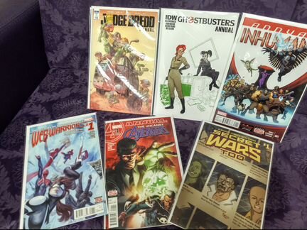 Комиксы, Comics Marvel, DC (на англ. языке)