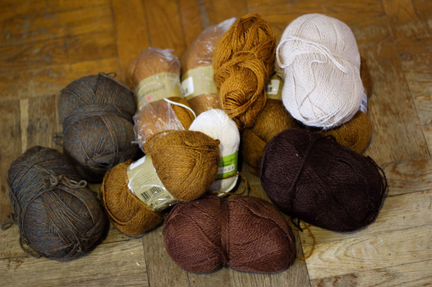 Набор пряжи, пряжа натуральных составов